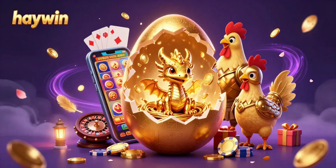 Engage with haywin’s thrilling golden dragon slot experience, surrounded by radiant gaming elements.