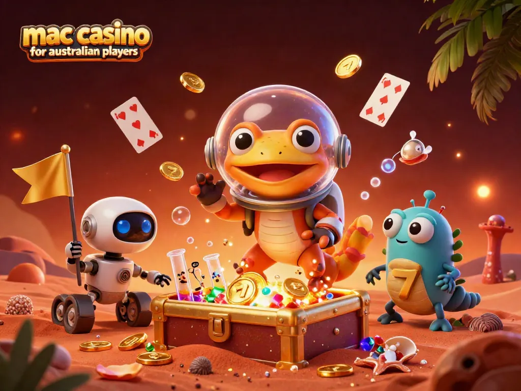 Experience thrilling gameplay at a mac casino for Australian players with exciting visuals of alien-themed slots.