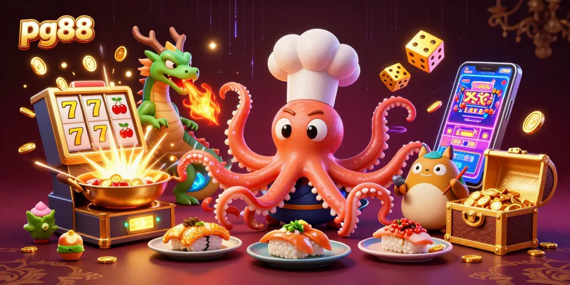 Engage in thrilling gameplay at pg88 with animated characters celebrating a jackpot explosion.