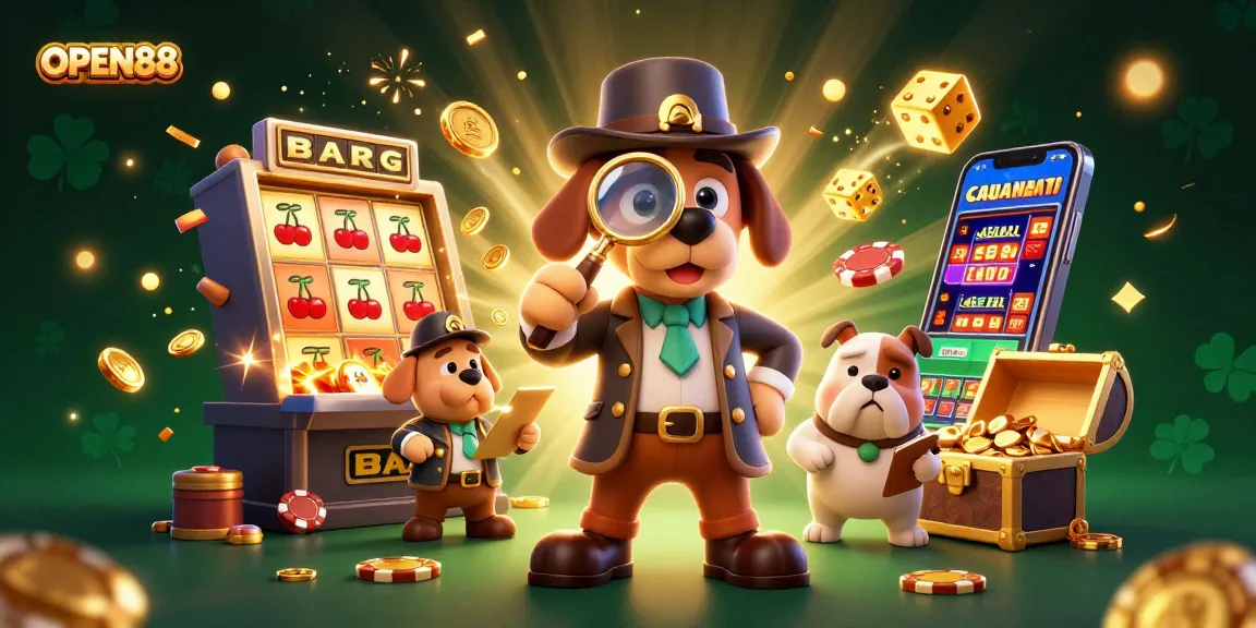 Engage with thrilling casino adventures at OPEN88, where cartoon detectives uncover treasures and jackpots.