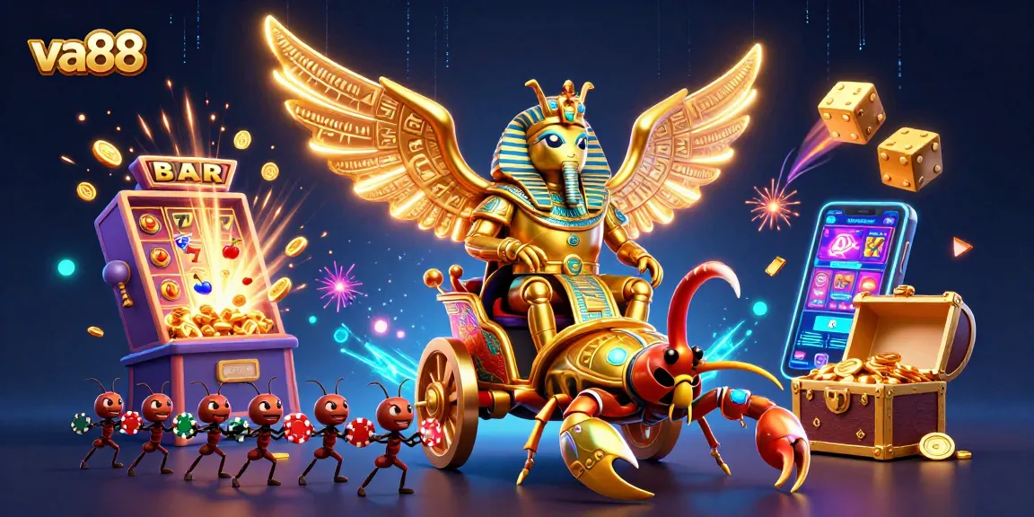 Activate excitement with va88's immersive gaming experience featuring vibrant casino elements.