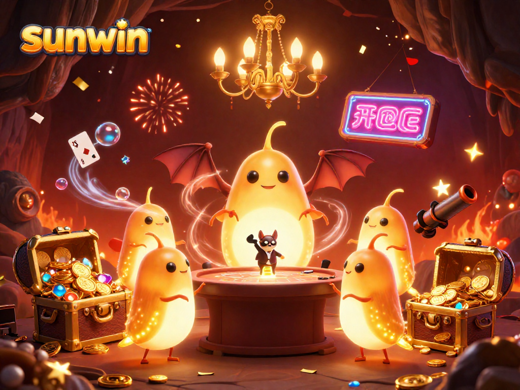 Play with sunwin’s vibrant glowworms lighting up a cave casino filled with treasures and excitement.
