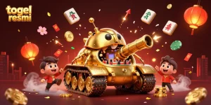 Menang besar dalam togel resmi dengan kasino mini di tank keong emas yang mewah ini.