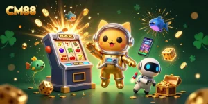 Engage in thrilling gaming with CM88's exciting slot scenes and vibrant illustrations.