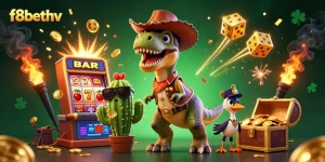 Celebrate wins with f8bethv's exciting gaming scene featuring a jackpot explosion of coins!