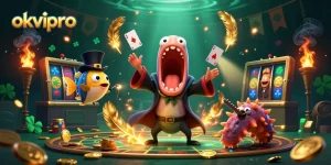 Engage in thrilling magic at okvipro with a vibrant underwater casino featuring enchanting characters and dynamic game elements.