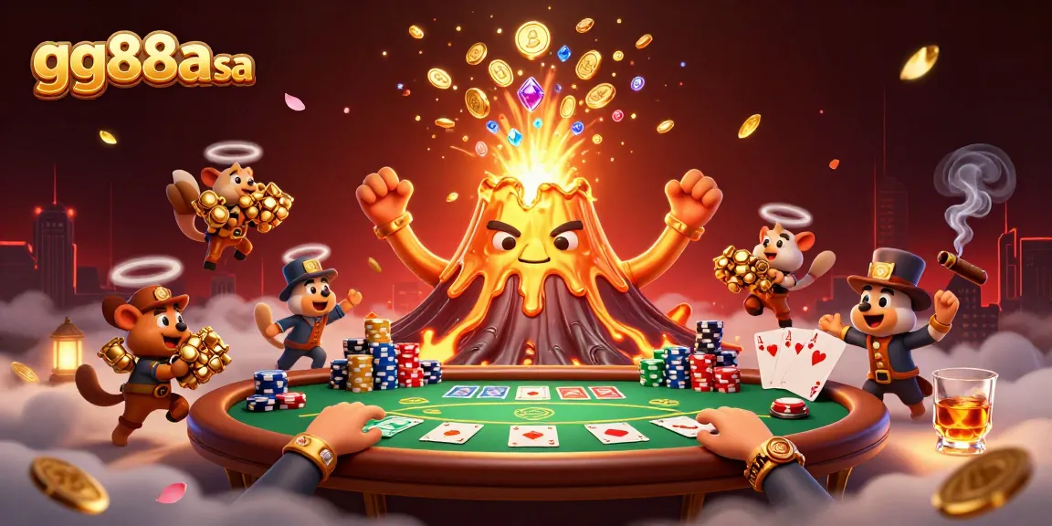Play thrilling casino games at gg88a sa with an exciting volcano theme and vibrant visuals.