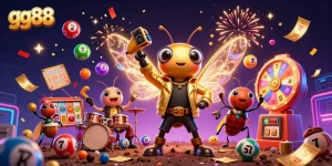 Experience big wins at gg88 with a lively casino scene of jackpot excitement and colorful lottery elements.